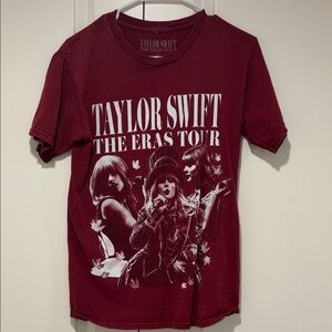 Taylor Swift The Eras Tour Maroon T-Shirt